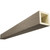 Timberthane Faux Wood Ceiling Beams - 4-Sided - Sandblasted + Rustic Taupe