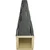 Timberthane Faux Wood Ceiling Beams - 4-Sided - Riverwood + Slate - Front Face View