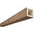 Timberthane Faux Wood Ceiling Beams - 4-Sided - Hand Hewn + Toffee
