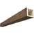 Timberthane Faux Wood Ceiling Beams - 4-Sided - Hand Hewn + Honey Wheat