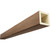 Timberthane Faux Wood Ceiling Beams - 4-Sided - Rough Sawn + Toffee