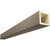 Timberthane Faux Wood Ceiling Beams - 4-Sided - Rough Cedar + Rustic Taupe