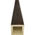 Timberthane Faux Wood Ceiling Beams - 4-Sided - Sandblasted + Aged - Front Face View