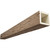 Timberthane Faux Wood Ceiling Beams - 4-Sided - Hand Hewn + Oatmeal