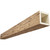 Timberthane Faux Wood Ceiling Beams - 4-Sided - Hand Hewn + Buttercream