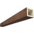 Timberthane Faux Wood Ceiling Beams - 4-Sided - Hand Hewn + Redwood