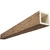 Timberthane Faux Wood Ceiling Beams - 4-Sided - Hand Hewn + Toffee