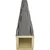 Timberthane Faux Wood Ceiling Beams - 4-Sided - Riverwood + Seashell - Front Face View