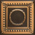 Coffered Wreath - Faux Tin Ceiling Tile - #275  - Antique Gold
