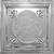 Charlemagne - Tin Plated Steel - Wall and Ceiling Patterns - #518 - 24"x24" - Lacquered Steel