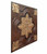 Large Snowflake - FAD Hand Painted Ceiling Tile - #CTF-003 - Side View