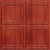 Faux Tin Ceiling Tile - Glue up - 24 in x 24 in - #145 -  Dark Cherry