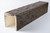 Faux Wood Beam - Hand Hewn + Dark Walnut