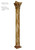 Roman Corinthian - FAD Faux Marble Finish Column - Capital Finish - Olympic Gold, Base Finish -  Antique Copper, Brass, Olympic Gold  and Beige and Brown Faux Marble Finish - #CPF-002-RC