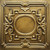 Trellis Panel - Faux Tin Ceiling Tile - 24 in x 24 in - #DCT15 - Antique Brass