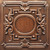 Trellis Panel - Faux Tin Ceiling Tile - 24 in x 24 in - #DCT15 - Antique Copper