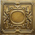 Trellis Panel - Faux Tin Ceiling Tile - 24 in x 24 in - #DCT15 - Antique Brass
