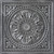 Stucco Crest - Faux Tin Ceiling Tile - 24 in x 24 in - #DCT17 - Antique Tin