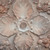 Lattice Crown - Faux Tin Ceiling Tile - 24 in x 24 in - #DCT19 - Washed Brown - Detailed View