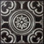 Classical Circles - Faux Tin Ceiling Tile - 24 in x 24 in - #DCT50 - Traditional Silver