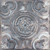 Classical Circles - Faux Tin Ceiling Tile - 24 in x 24 in - #DCT50 - Aged Brown White