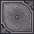 Florentine - Faux Tin Ceiling Tile - 24x24 -  #280 - Antique Silver