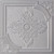 Florentine - Faux Tin Ceiling Tile - 24x24 -  #280 - Silver