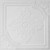 Faux Tin Ceiling Tile - 24x24 -  #280 - White Pearl