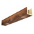 Faux Wood Beams - Sand Blast + Mahogany