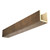 Faux Wood Beam - Rough Sawn + Dark Walnut