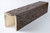 Faux Wood Beam - Hand Hewn + Dark Walnut