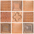 Sample Pack of 4 Copper Ceiling Tile Finishes