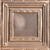 Sample Pack of 4 Copper Ceiling Tile Finishes - #504 - Solid Copper