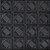 Carnivale - Powder Coated - Tin - Wall and Ceiling Patterns - #207 - 24"x24" - Black