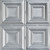 Cubism - Shanko - Powder Coated - Tin Ceiling Tile - #320 - 24"x24" - Lacquered Steel