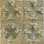 Antoinette - Powder Coated - Tin Ceiling Tile - #321 - 24"x24" - Gold Nugget
