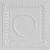 Victory - Powder Coated - Tin Ceiling Tile - #503 - 24"x24" - White