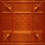 Raleigh - Powder Coated - Tin - Wall and Ceiling Patterns - #523 - 24"x24" - Lincoln Copper