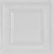 County Cork - Powder Coated - Tin Ceiling Tile - #509 - 24"x24" - White