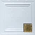 Make a Splash - Powder Coated - Tin - Wall and Ceiling Patterns - #511 - 24"x24" - Gold Nugget