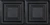 Williamsburg - Powder Coated - Tin Ceiling Tile - #505 - 24"x 48" - Black