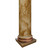 Roman Corinthian - FAD Faux Marble Finish Column - Base Finish -  Antique Bronze, Brass, Olympic Gold - #CPF-001-RC