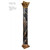 Roman Corinthian - FAD Faux Marble Finish Column - Capital Finish - Olympic Gold, Base Finish -  Antique Bronze, Brass, Olympic Gold  and Black Faux Marble - #CPF-004-RC