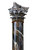 Roman Corinthian - FAD Faux Marble Finish Column - Capital Finish - Ivy & Silver - #CPF-004-RC