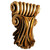 Scroll Leaf - FAD Hand Painted Corbel - #CF-015