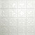 Clover - Shanko - Tin Ceiling Tile  - 24 in x 24 in - #203 - Eggshell White