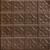 Clover - Shanko - Powder Coated - Tin Ceiling Tile - 24 in x 24 in - #203 - Bronze