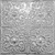 Jubilee - Powder Coated - Tin Ceiling Tile - 24 in x 24 in - #301 - Lacquered Steel