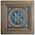 Odysseus Shield II - FAD Hand Painted Ceiling Tile - #CTF-014-2