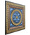 Odysseus Shield II - FAD Hand Painted Ceiling Tile - #CTF-014-2 - Side View
